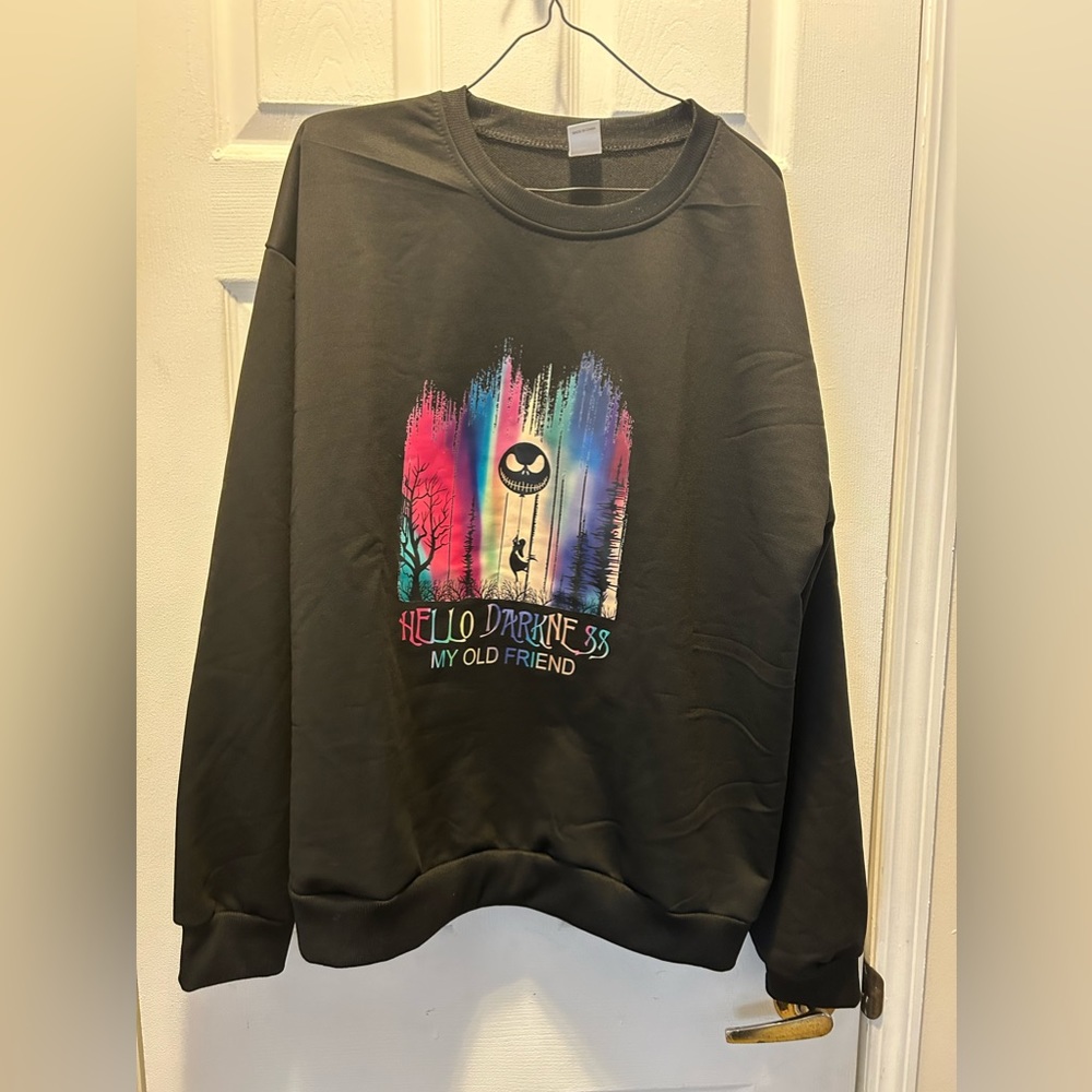 2xl pullover sweatshirt Jack Skellington/Sally nwot‎